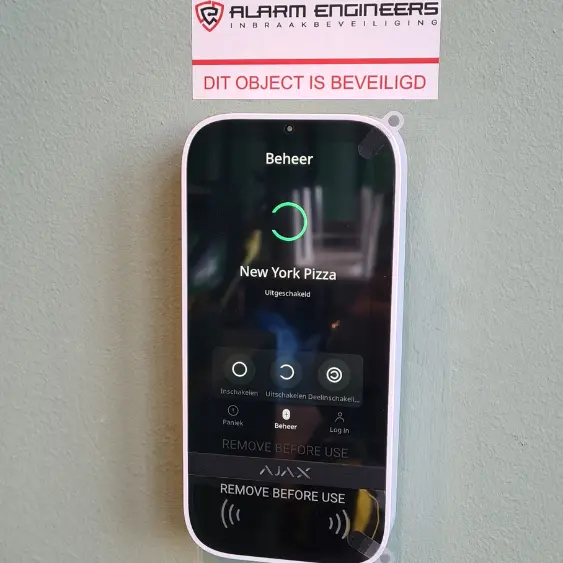 Codebediendeel alarm bedrijf