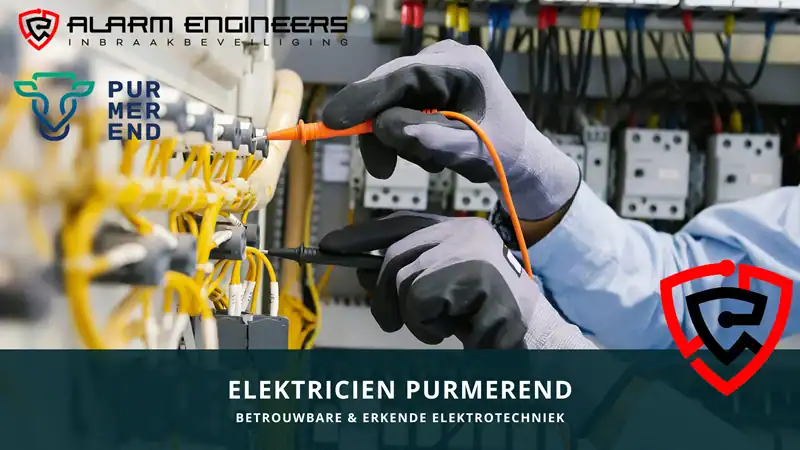 Elektricien in Purmerend aan het werk